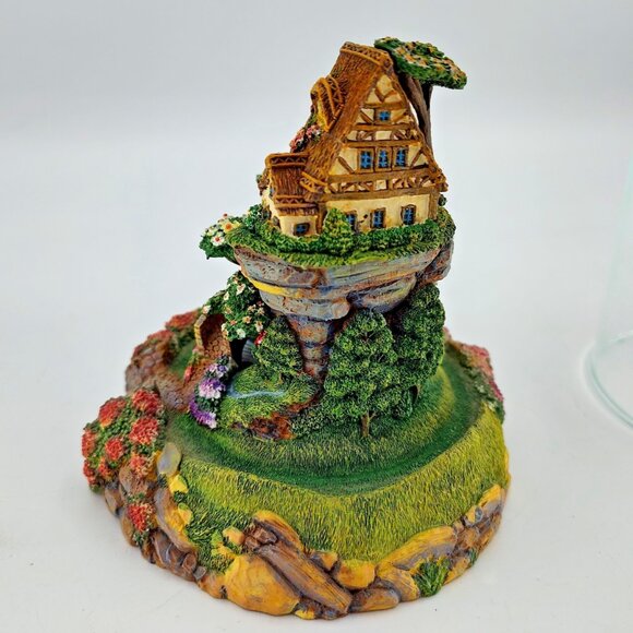 Cobblestone Bridge Cottage Figure Violet Schwenig hand painted Figurine 6584 - Picture 7 of 10